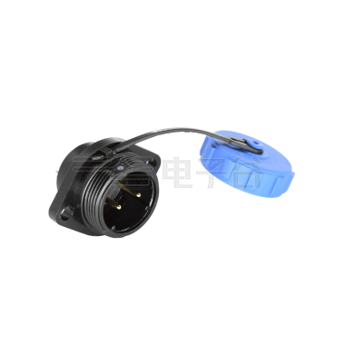 DP17系列 2芯两孔法兰公插座