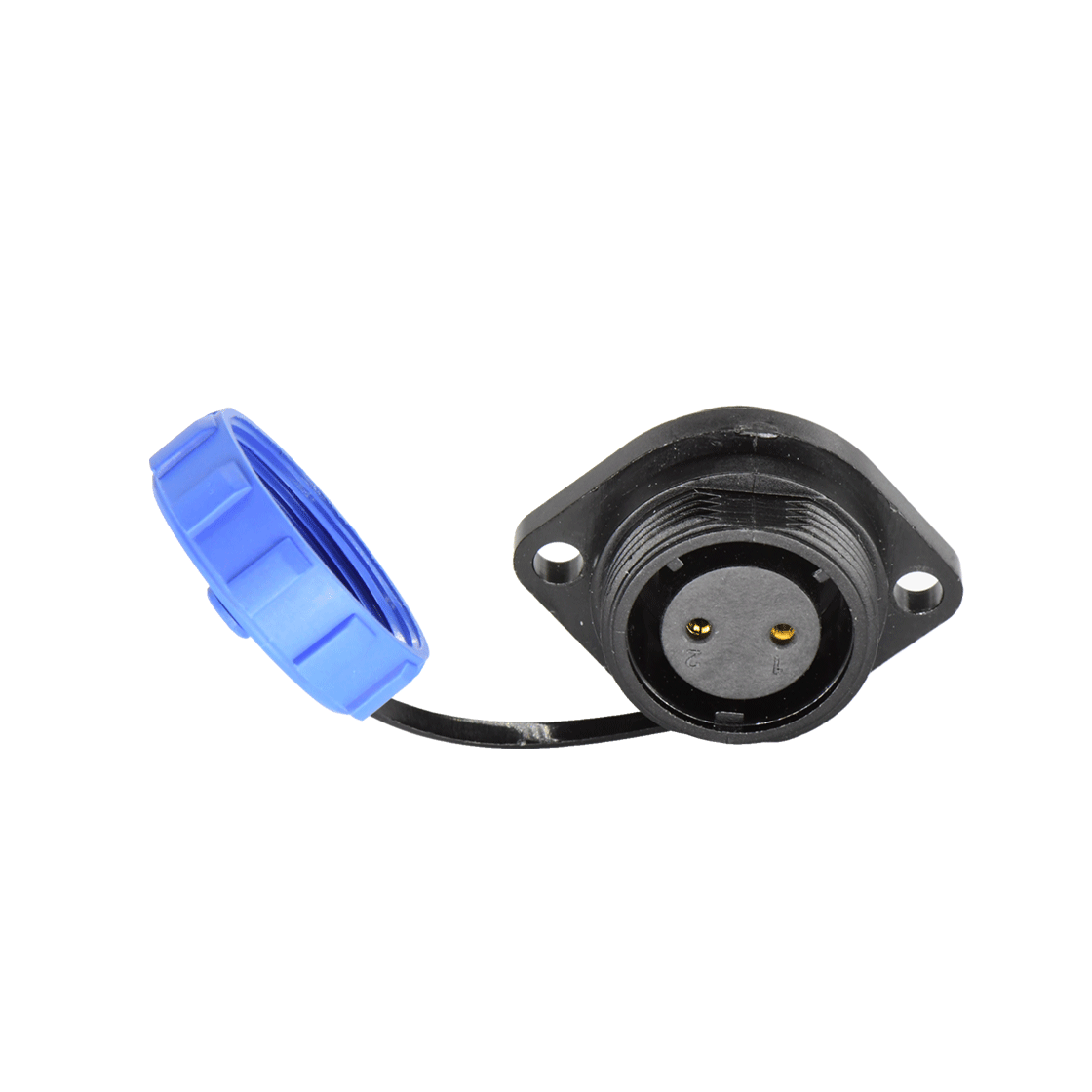 DP17系列 2芯两孔法兰母插座