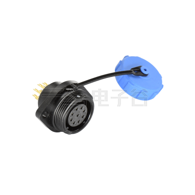 DP17系列 9芯两孔法兰母插座