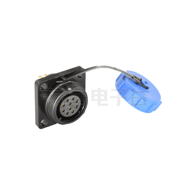 DP17系列 10芯方形法兰母插座