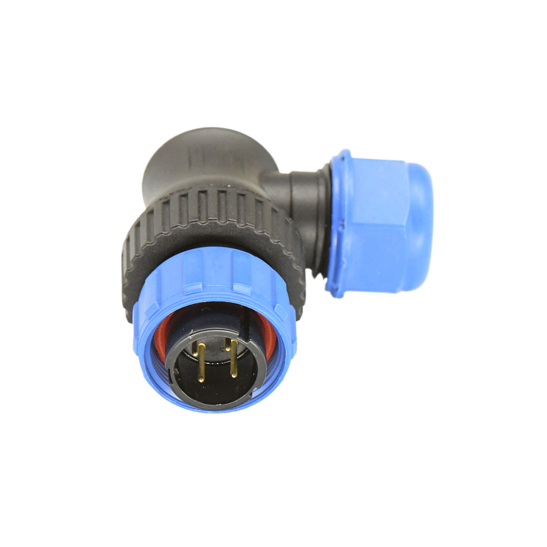 DP17系列 4芯弯式电缆公插头 电缆直径7-10mm