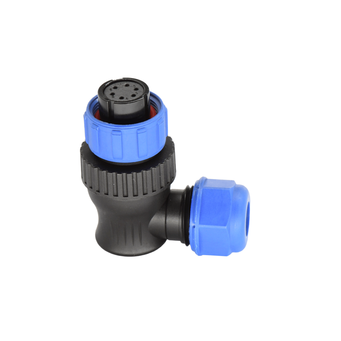 DP17系列 6芯弯式电缆母插头 电缆直径7-10mm