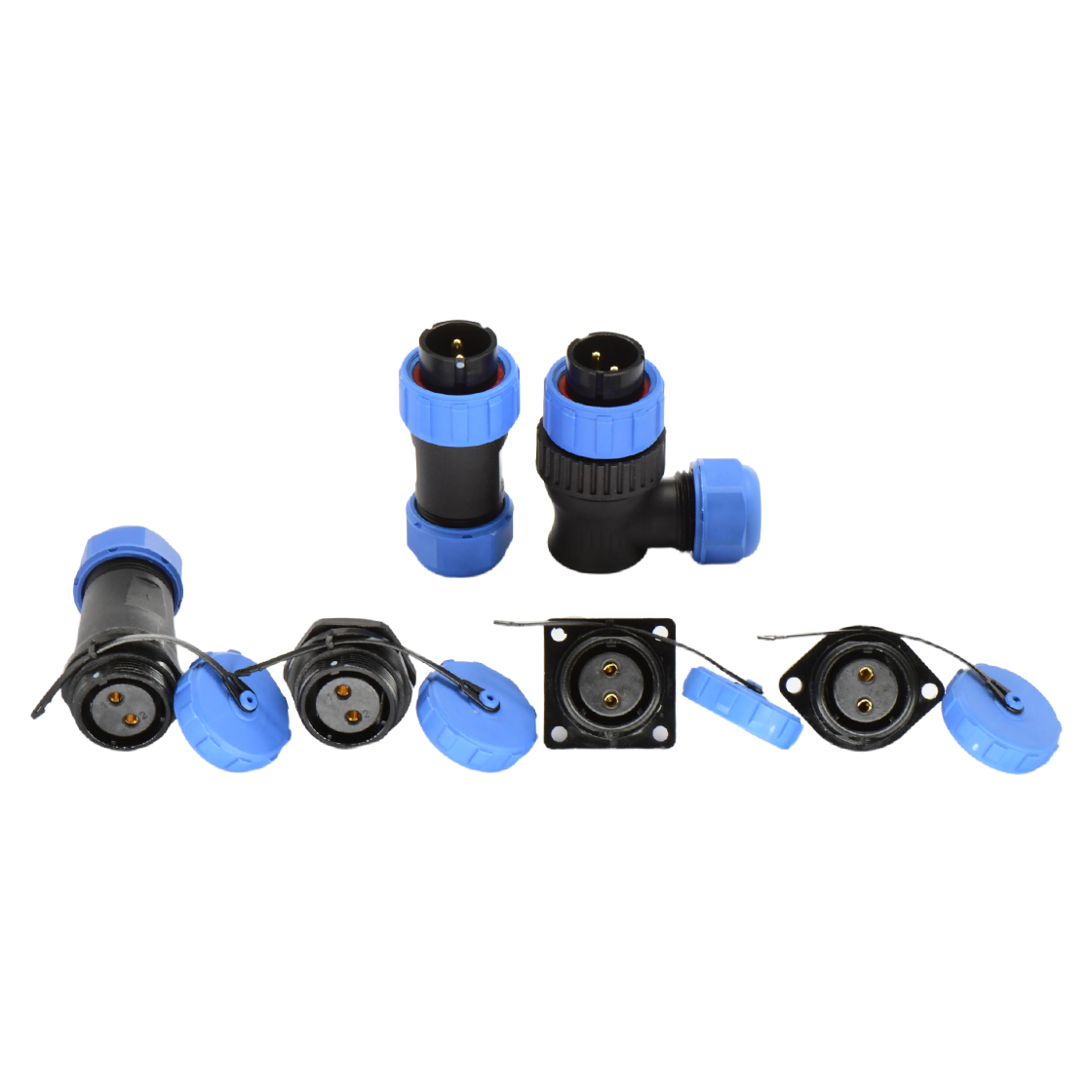 DP21系列 航空插头 2芯电缆公插头 电缆直径7-12mm