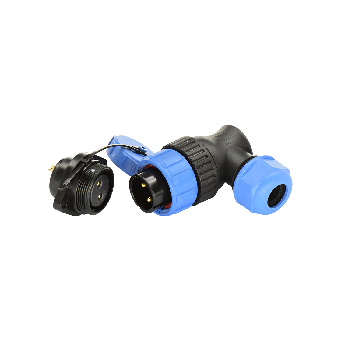 DP21系列 航空插头 2芯两孔法兰母插座