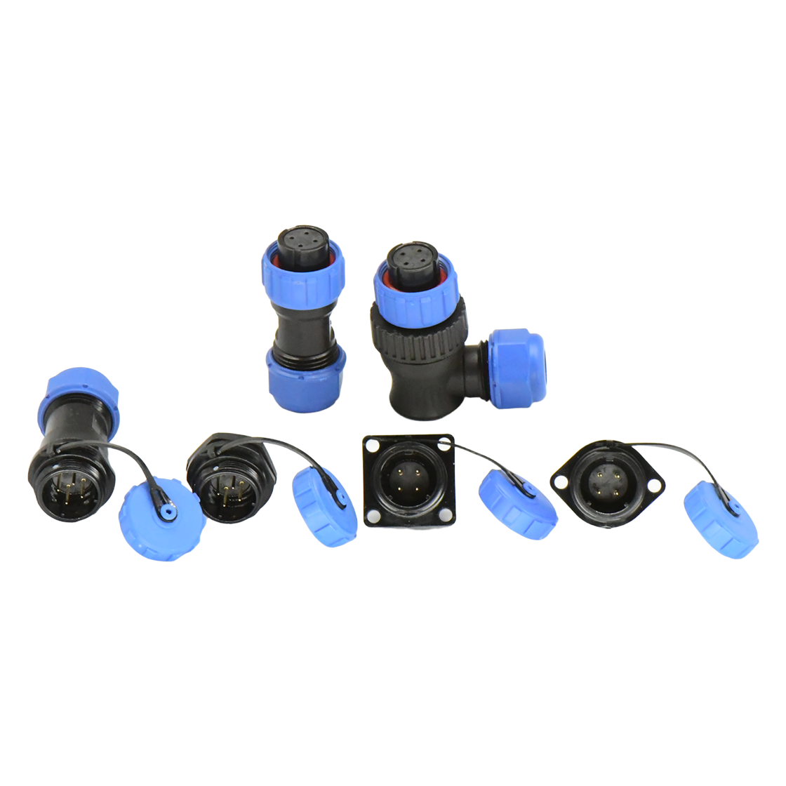 DP21系列 航空插头 4芯电缆母插头 电缆直径7-12mm