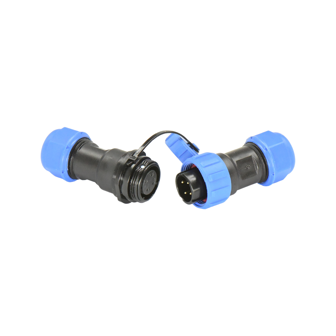 DP21系列 航空插头 4芯电缆对接母插座 电缆直径7-12mm