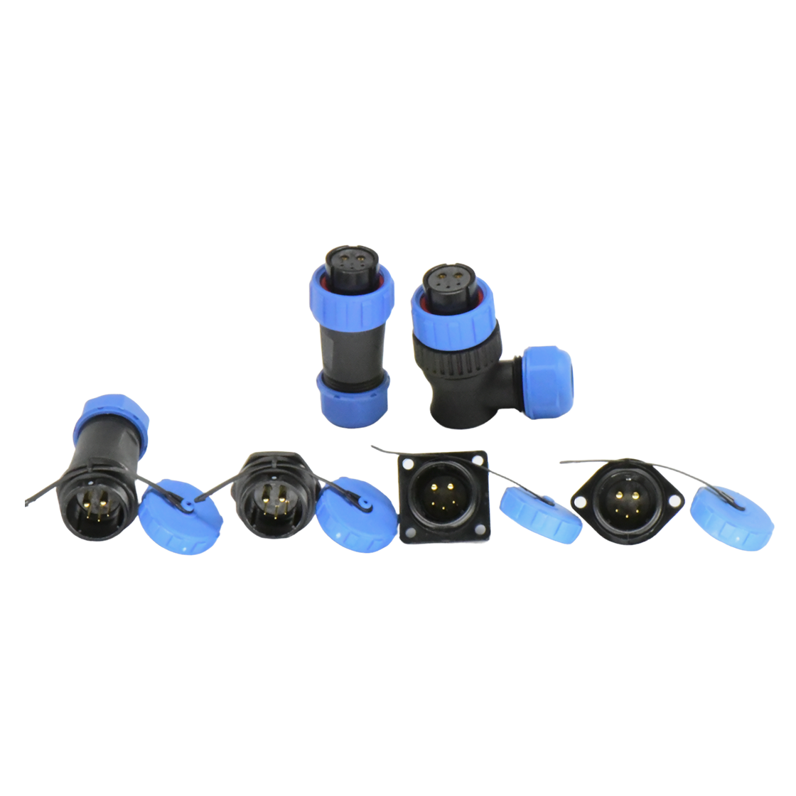 DP21系列 航空插头 5B芯电缆母插头 电缆直径7-12mm