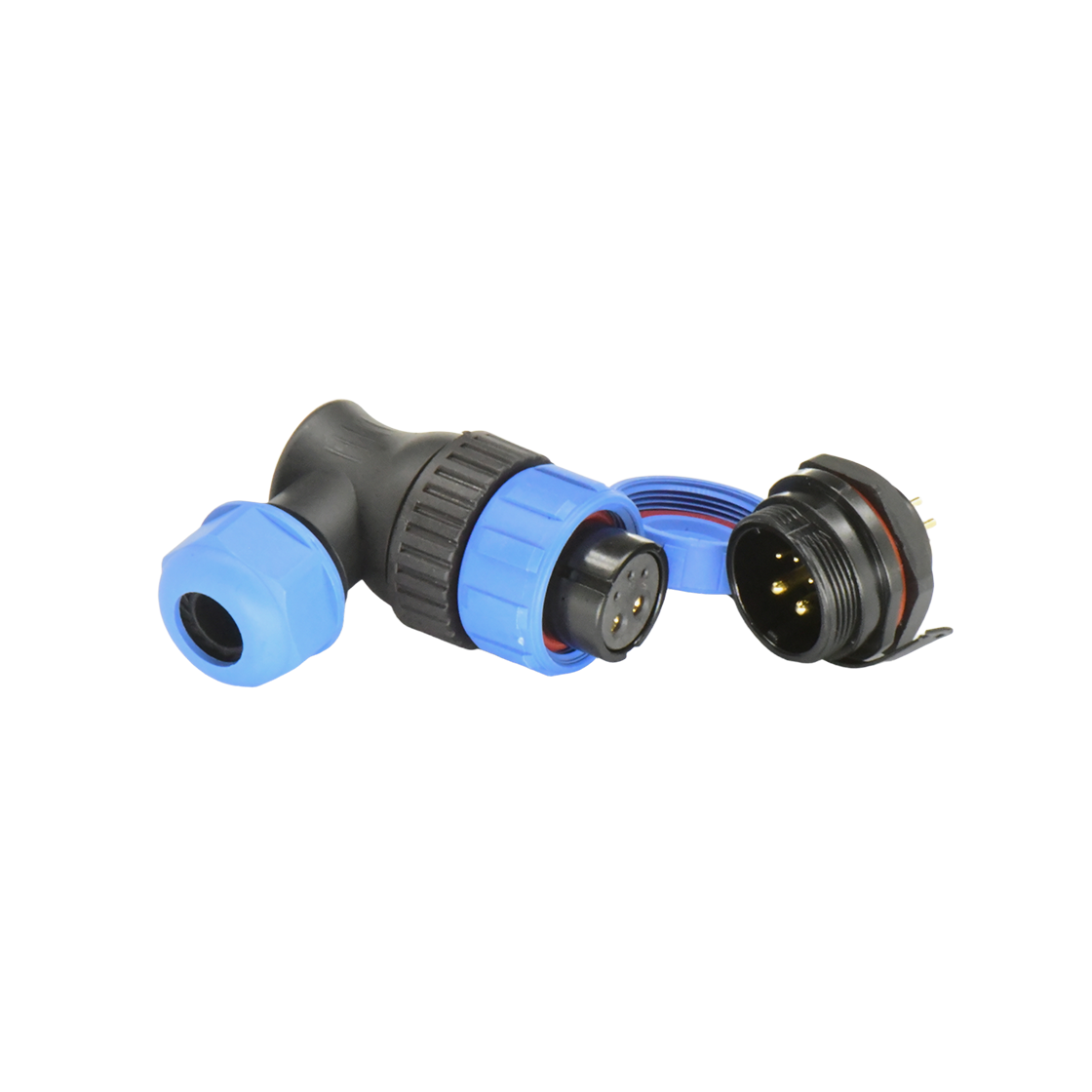 DP21系列 航空插头 5B芯后螺母公插座