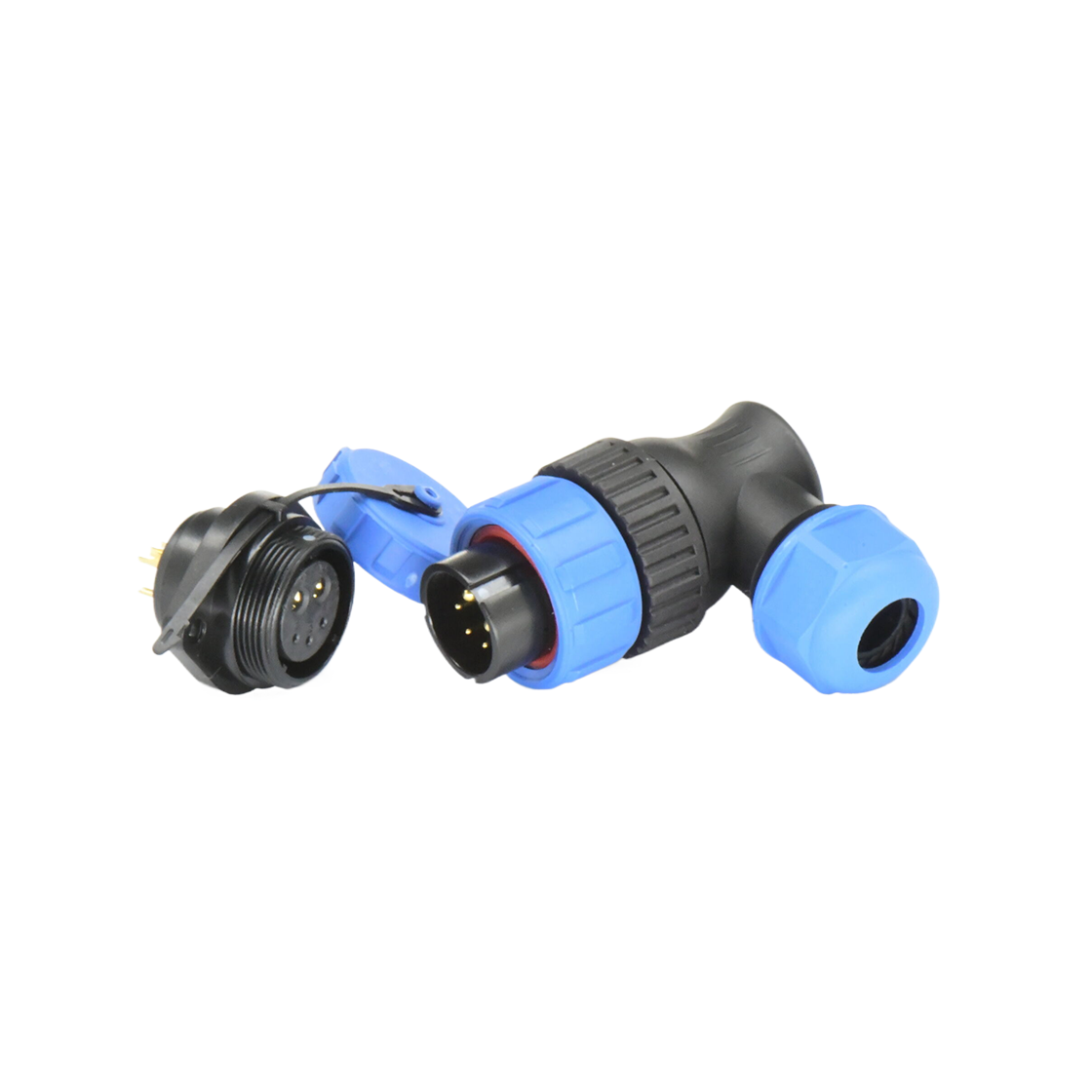 DP21系列 航空插头 5B芯两孔法兰母插座