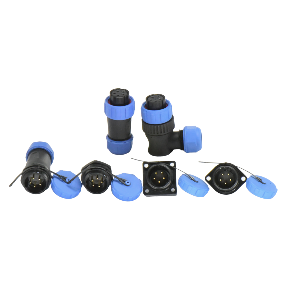 DP21系列 航空插头 5C芯电缆母插头 电缆直径7-12mm