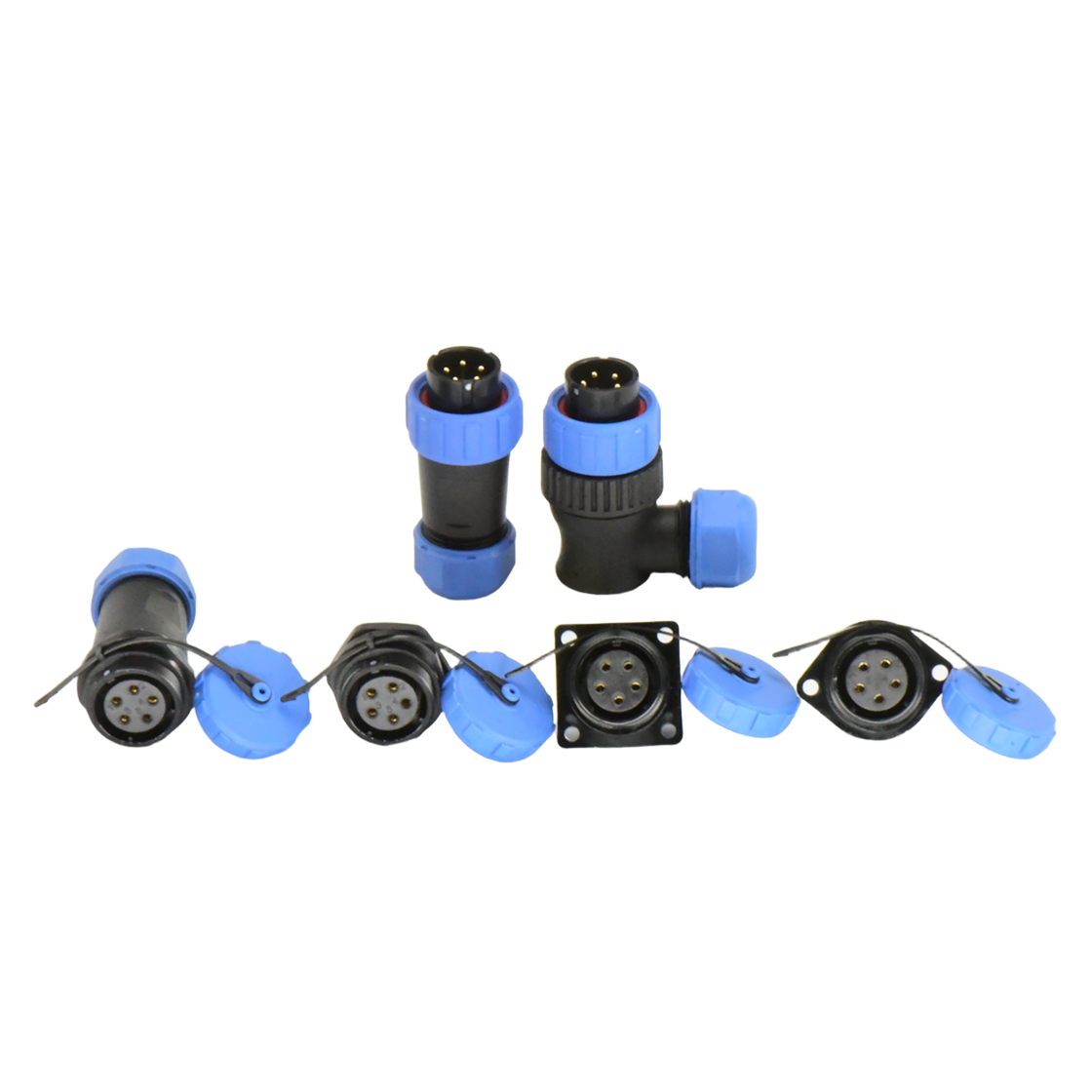 DP21系列 航空插头 5C芯电缆公插头 电缆直径7-12mm