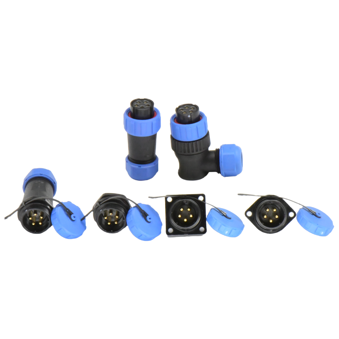 DP21系列 航空插头 5芯电缆母插头 电缆直径7-12mm