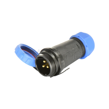 DP21系列 航空插头 3芯电缆对接公插座 电缆直径7-12mm