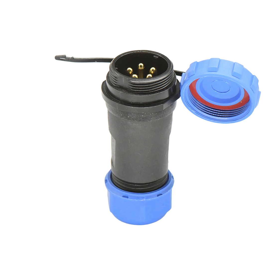 DP21系列 航空插头 5芯电缆对接公插座 电缆直径7-12mm