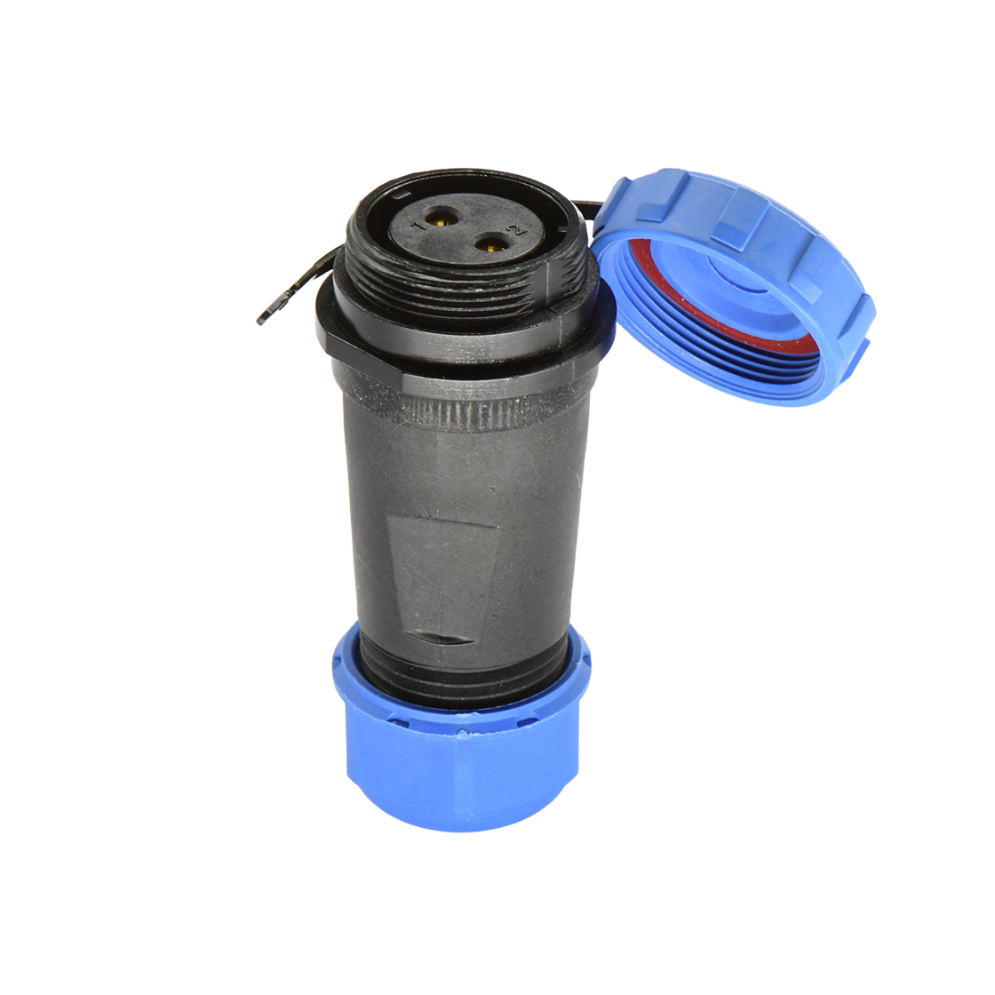 DP21系列 航空插头 2芯电缆对接母插座 电缆直径7-12mm