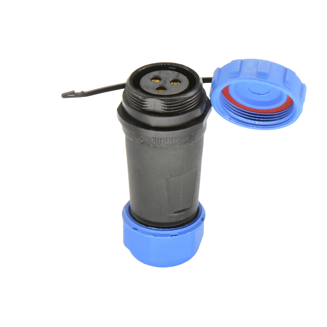 DP21系列 航空插头 3芯电缆对接母插座 电缆直径7-12mm