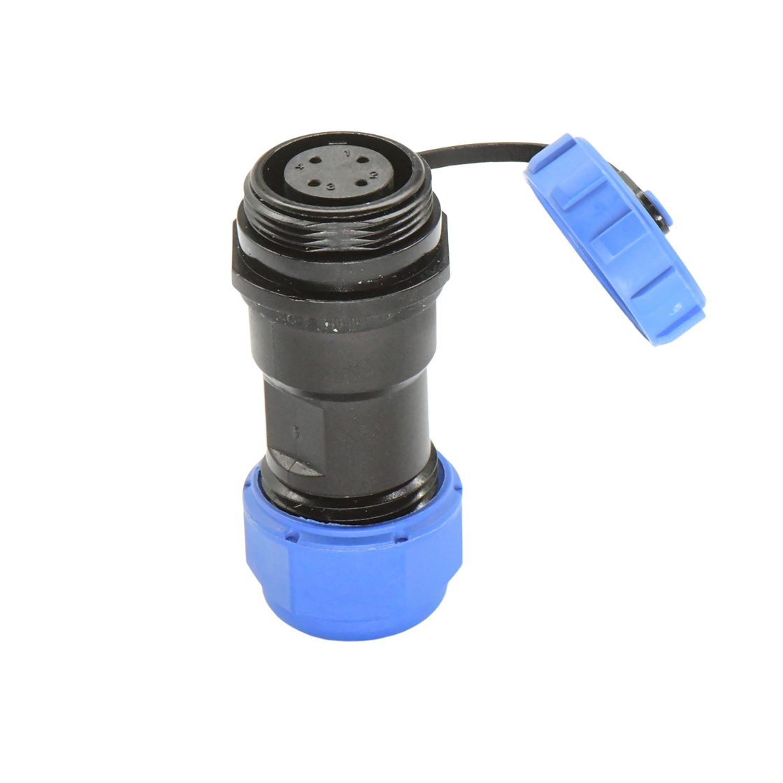 DP21系列 航空插头 4芯电缆对接母插座 电缆直径7-12mm