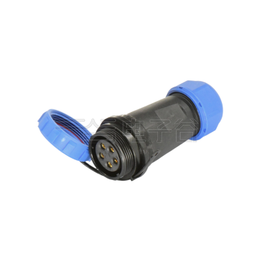 DP21系列 航空插头 5芯电缆对接母插座 电缆直径7-12mm