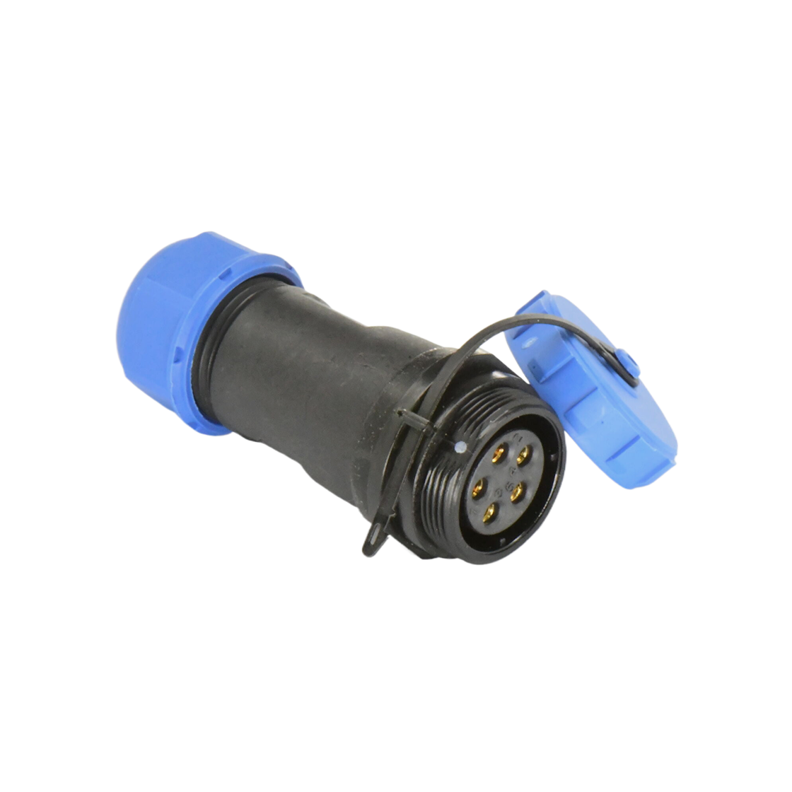 DP21系列 航空插头 5芯电缆对接母插座 电缆直径7-12mm