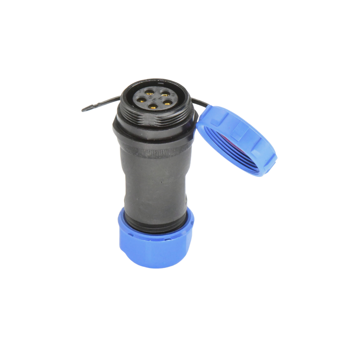 DP21系列 航空插头 5芯电缆对接母插座 电缆直径7-12mm