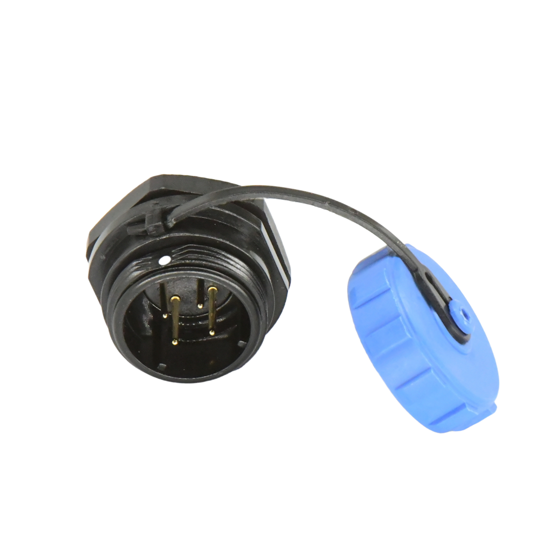 DP21系列 航空插头 4芯后螺母公插座