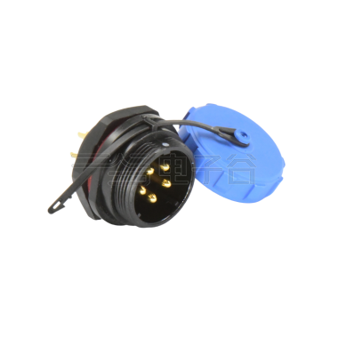 DP21系列 航空插头 5芯后螺母公插座