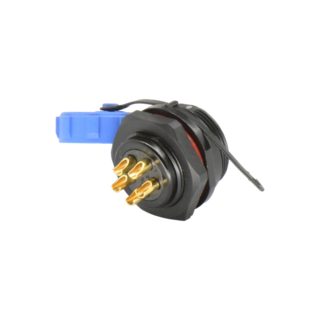 DP21系列 航空插头 5芯后螺母公插座