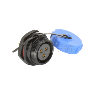 DP21系列 航空插头 3芯后螺母母插座