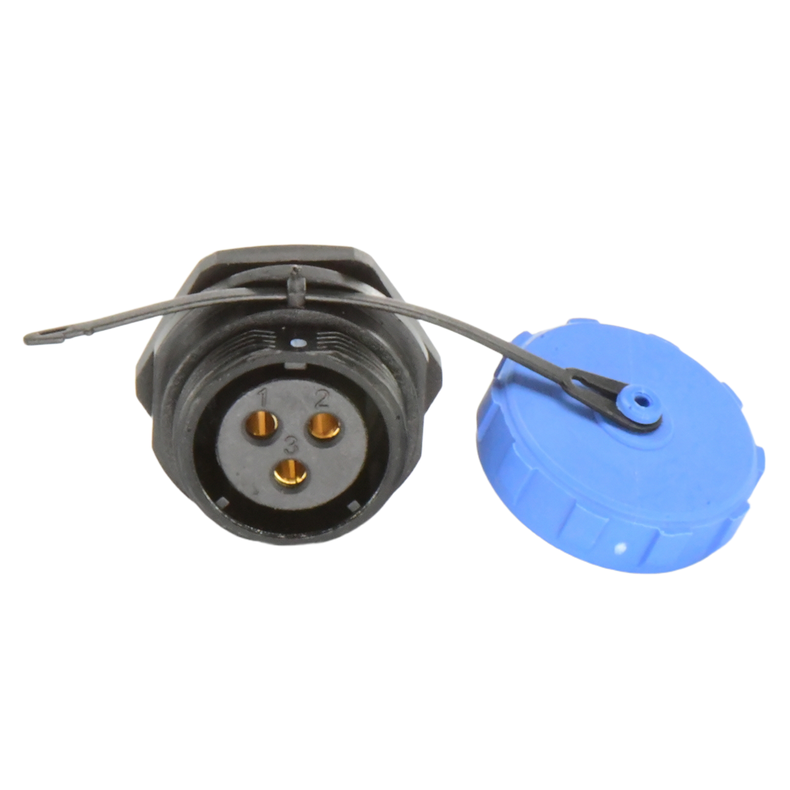 DP21系列 航空插头 3芯后螺母母插座