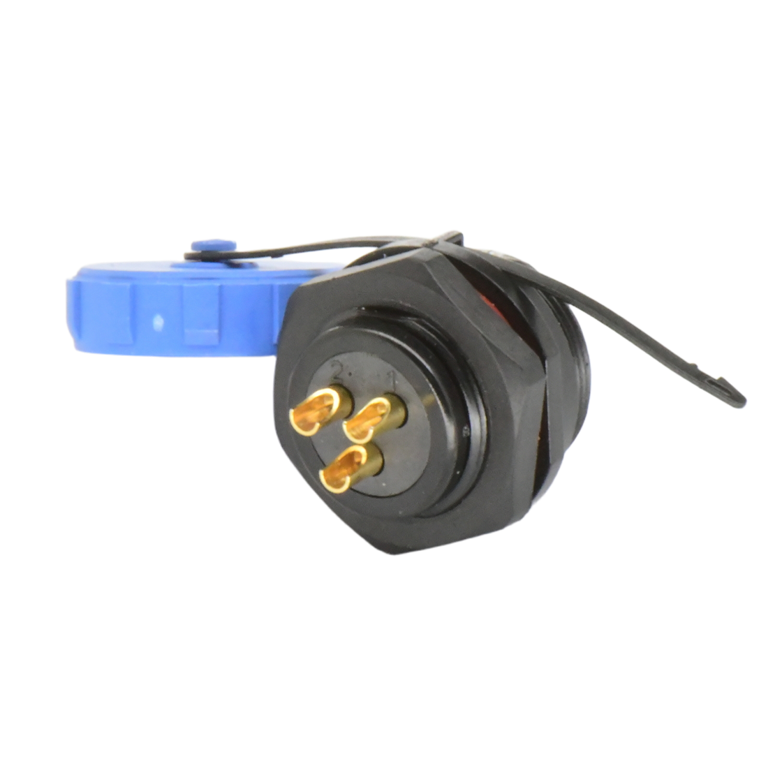 DP21系列 航空插头 3芯后螺母母插座