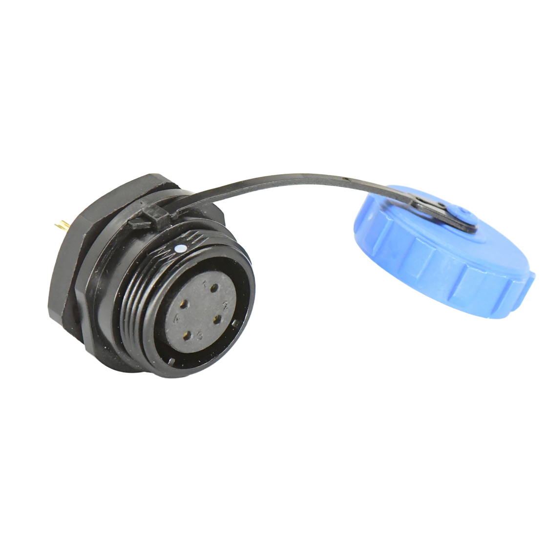 DP21系列 航空插头 4芯后螺母母插座