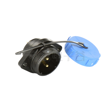 DP21系列 航空插头 2芯两孔法兰公插座