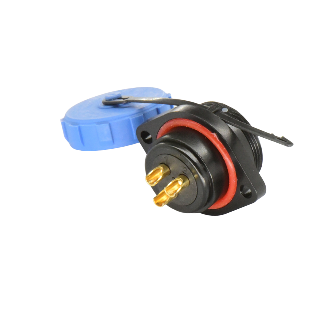 DP21系列 航空插头 3芯两孔法兰公插座