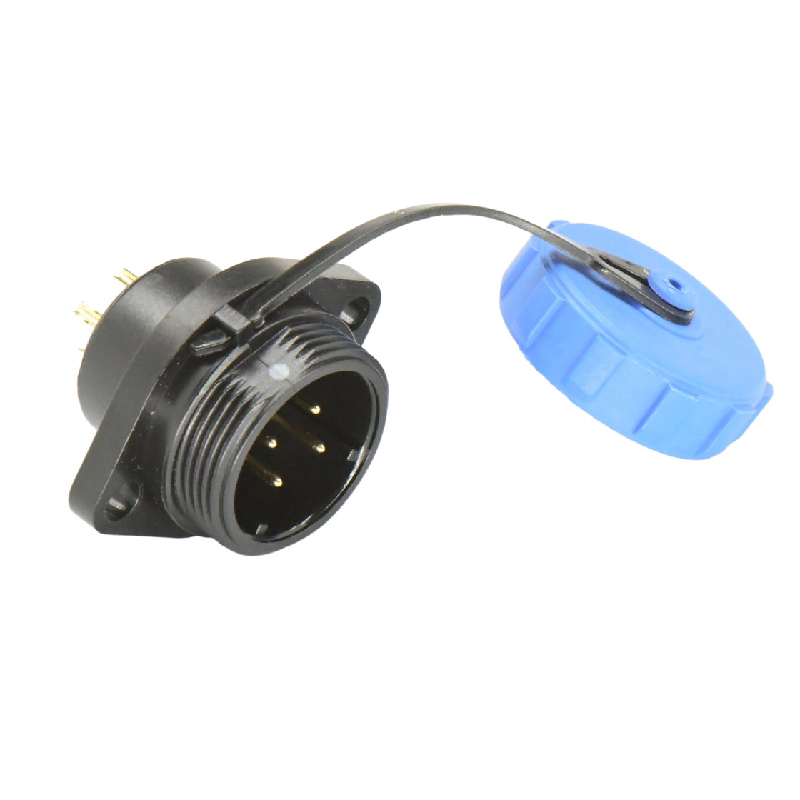 DP21系列 航空插头 4芯两孔法兰公插座