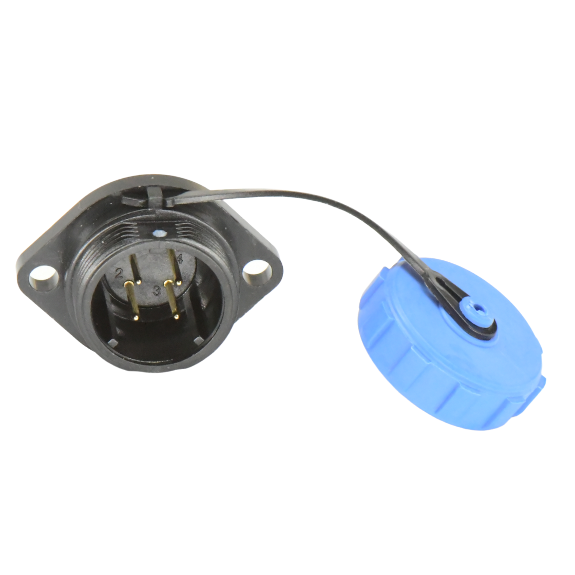 DP21系列 航空插头 4芯两孔法兰公插座