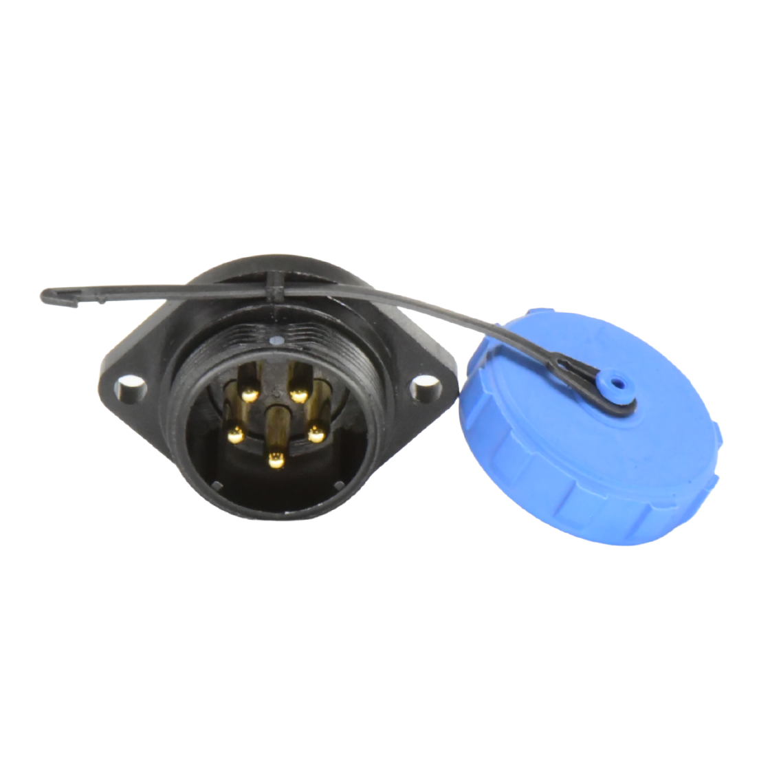 DP21系列 航空插头 5芯两孔法兰公插座