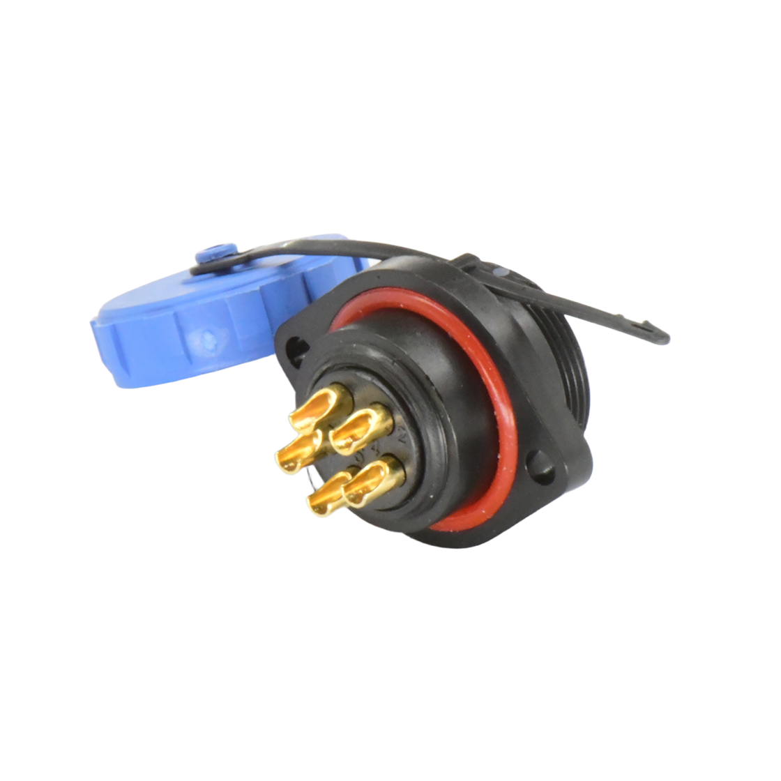 DP21系列 航空插头 5芯两孔法兰公插座