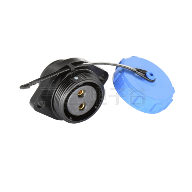 DP21系列 航空插头 2芯两孔法兰母插座