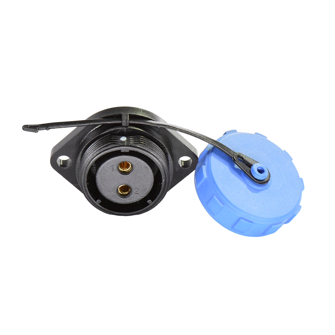 DP21系列 航空插头 2芯两孔法兰母插座