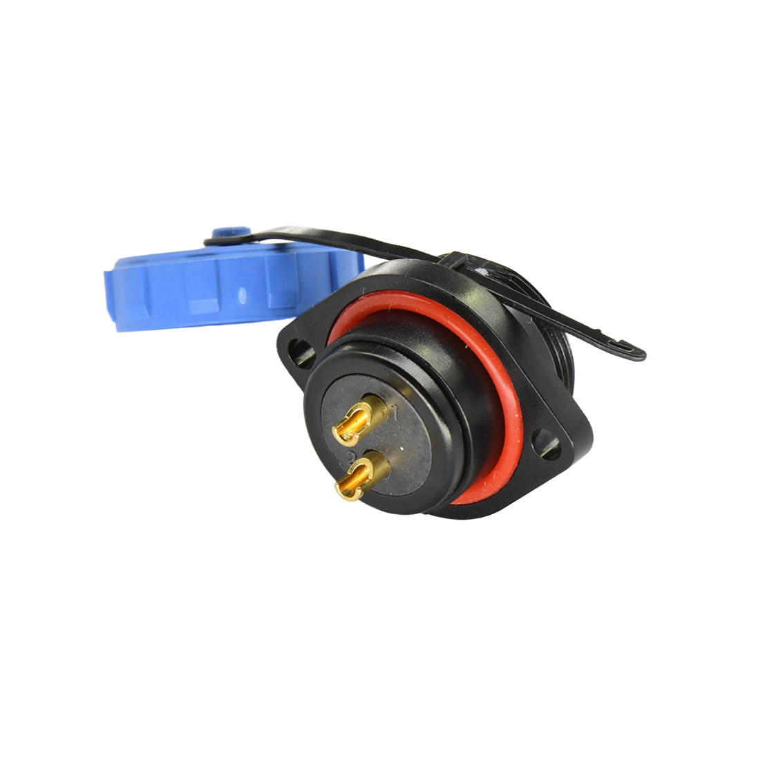 DP21系列 航空插头 2芯两孔法兰母插座