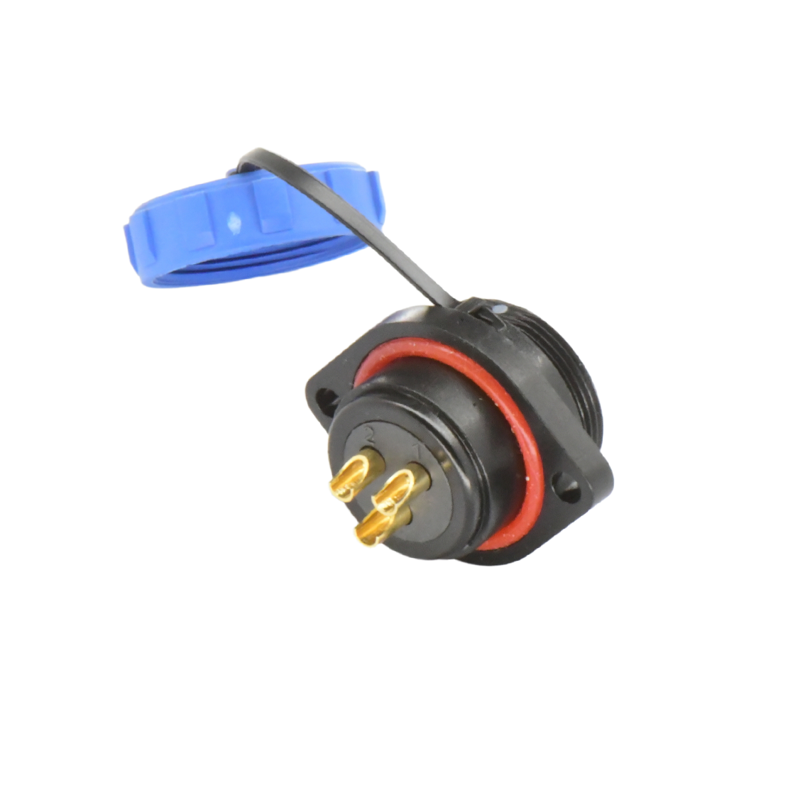 DP21系列 航空插头 3芯两孔法兰母插座