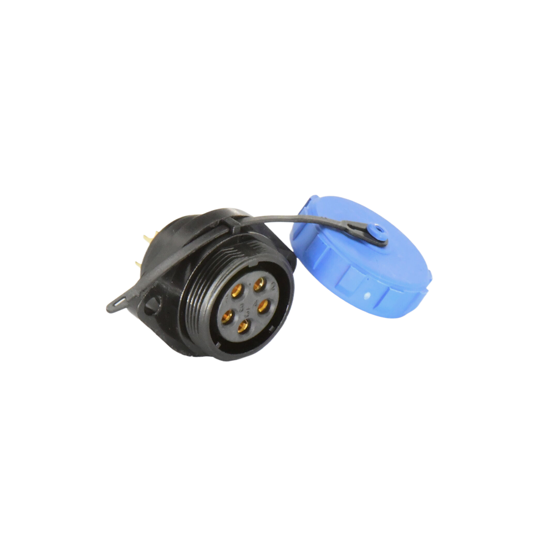 DP21系列 航空插头 5芯两孔法兰母插座