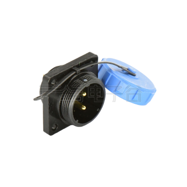 DP21系列 航空插头 2芯方形公插座