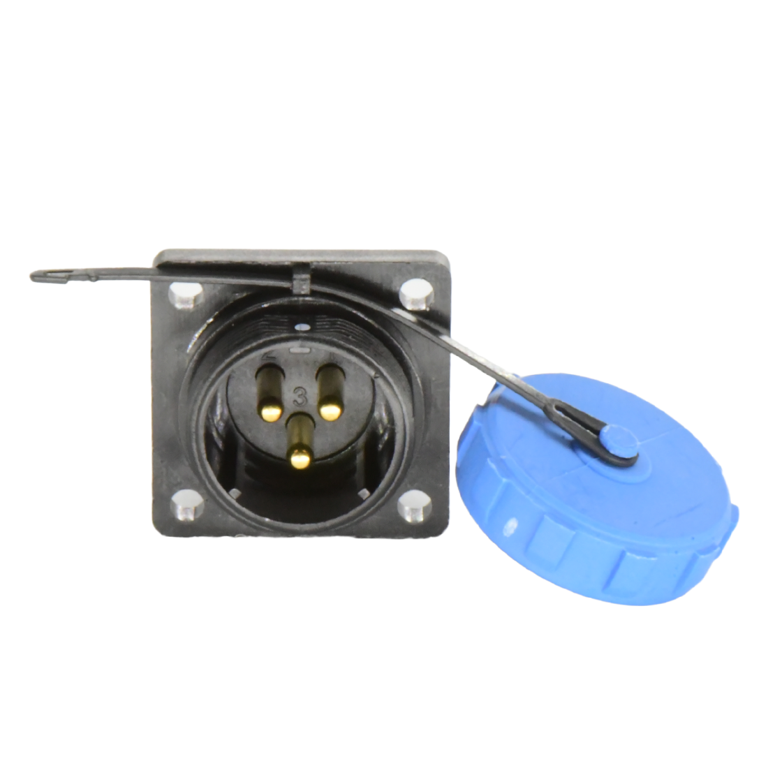 DP21系列 航空插头 3芯方形公插座