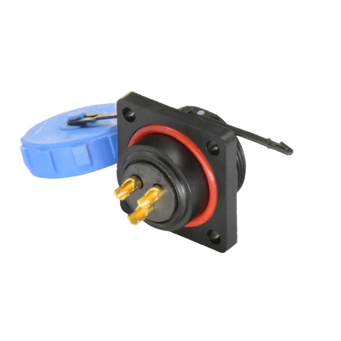 DP21系列 航空插头 3芯方形公插座