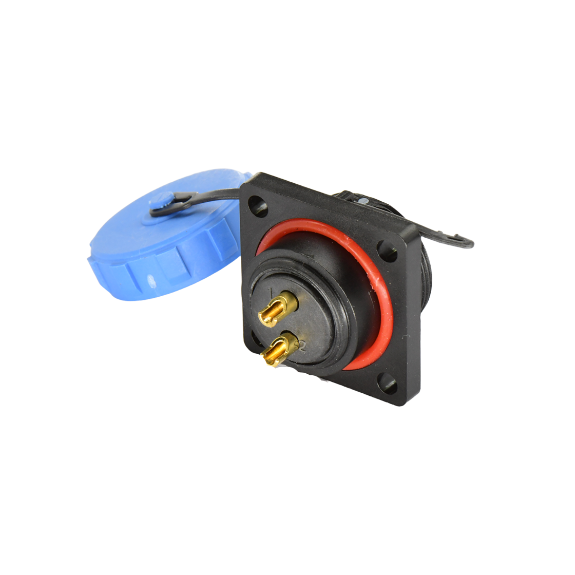 DP21系列 航空插头 2芯方形母插座