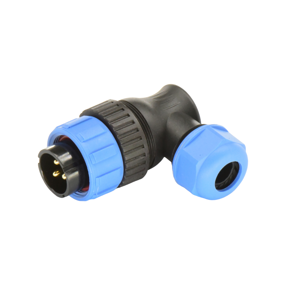 DP21系列 航空插头 弯式电缆公插头 电缆直径7-12mm