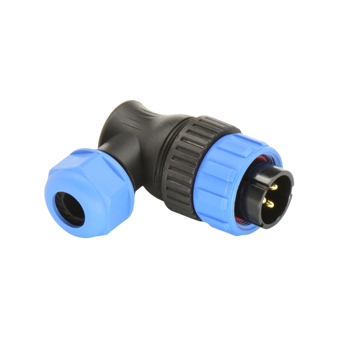 DP21系列 航空插头  3芯弯式电缆公插头 电缆直径7-12mm