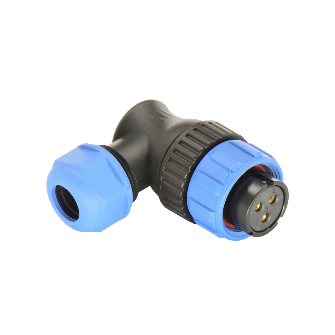 DP21系列 航空插头  3芯弯式电缆母插头 电缆直径7-12mm