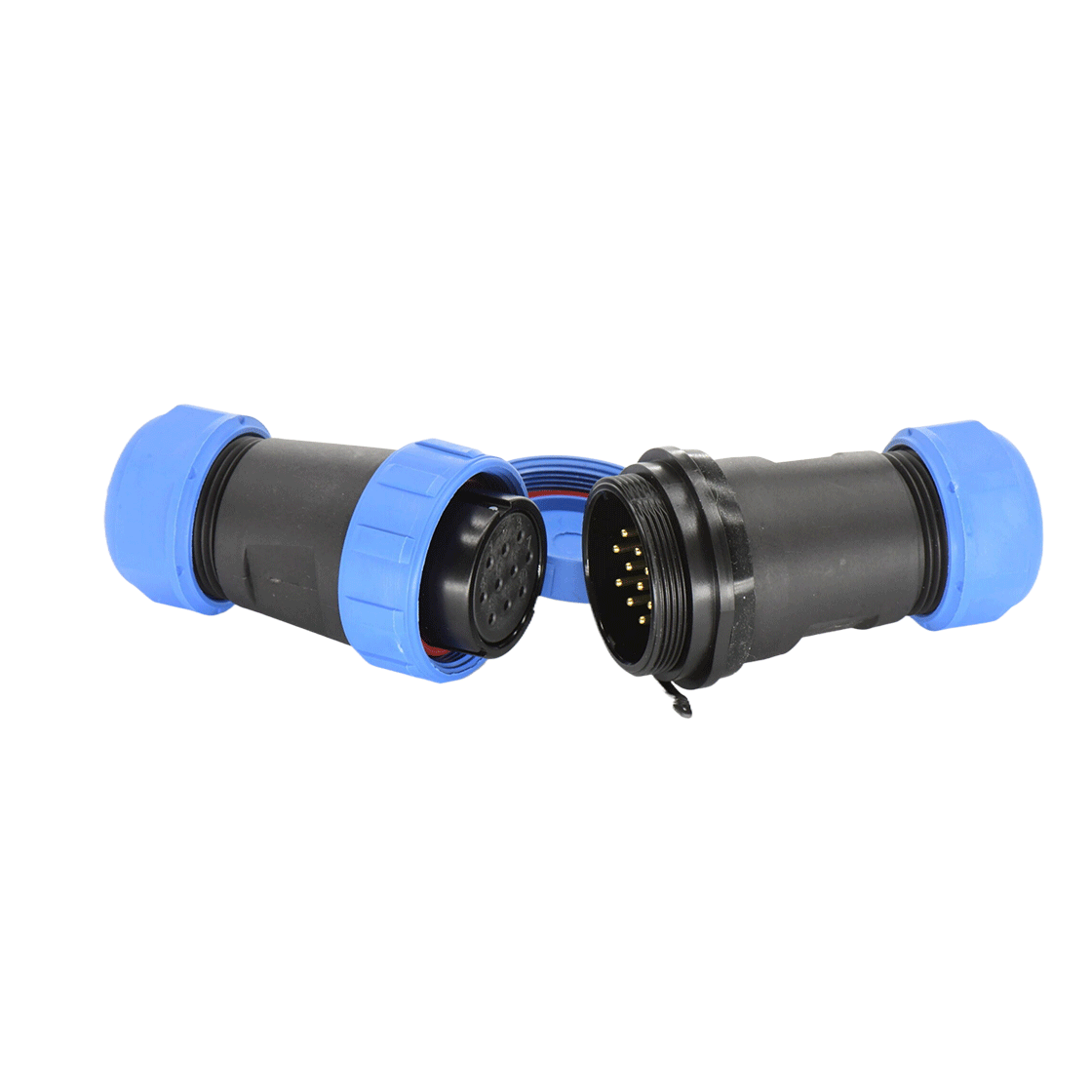 DP29系列 圆形航空插头 10B芯电缆对接公插座 电缆直径13-16mm